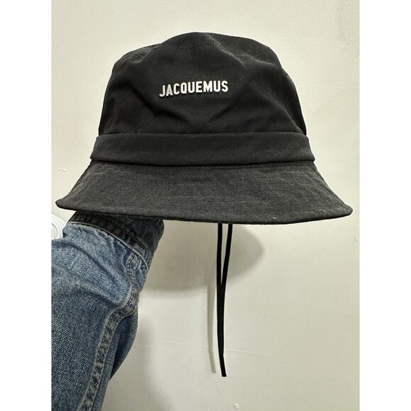 Jacquemus black le bob gadjo bucket hat - Picture 1 of 4